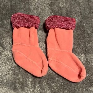 Hunter Kids Boot Socks, Glitter Panther Pink XS (US Shoe Size 5-7)